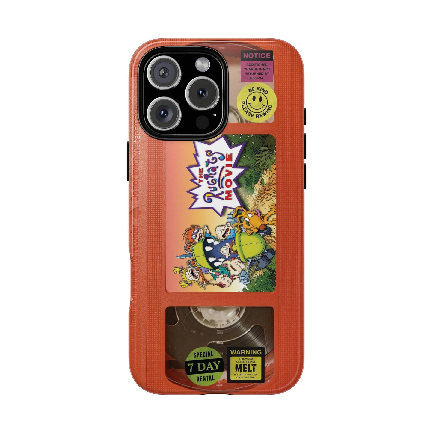 Rugrats Orange Edition VHS Phone Case