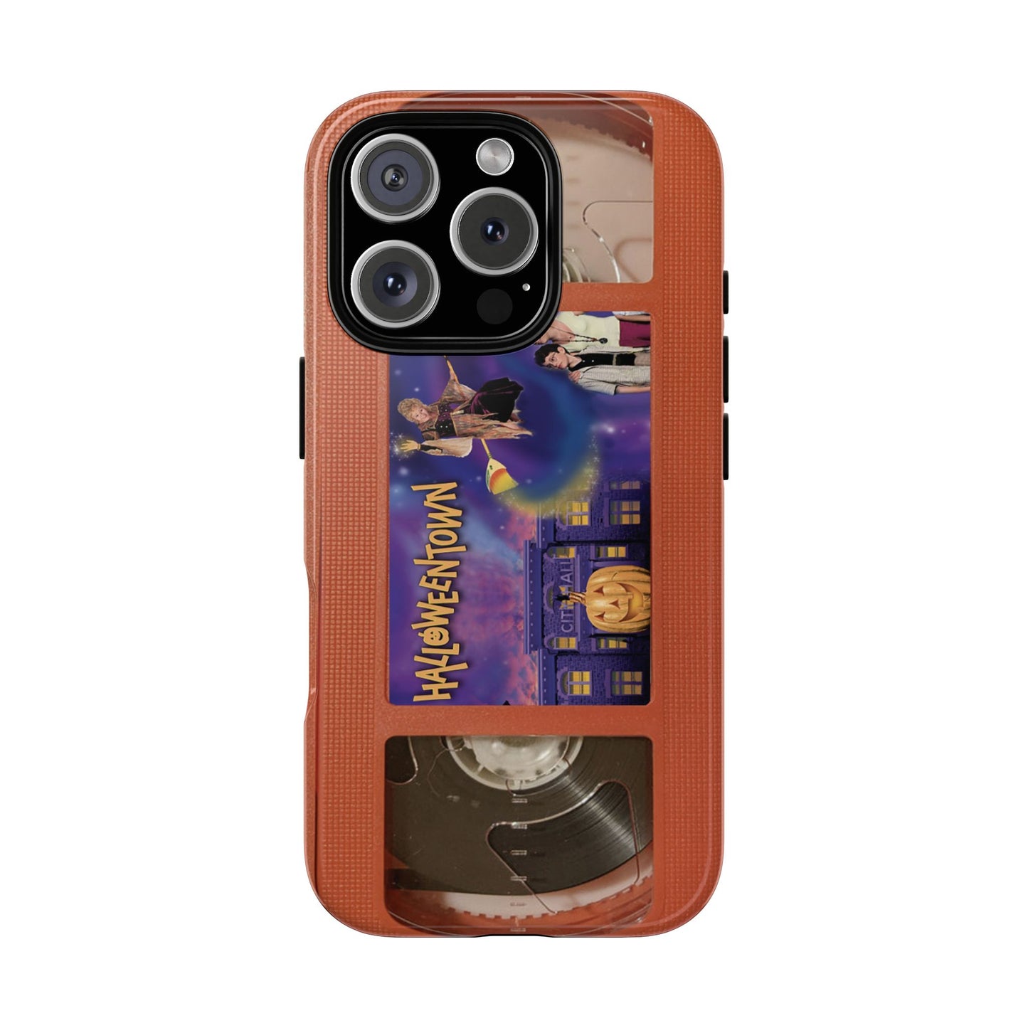 Halloween Town Orange Impact Resistant Phone Case