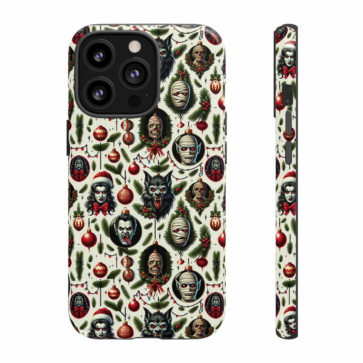 Horror Ornaments Impact Resistant Phone Case