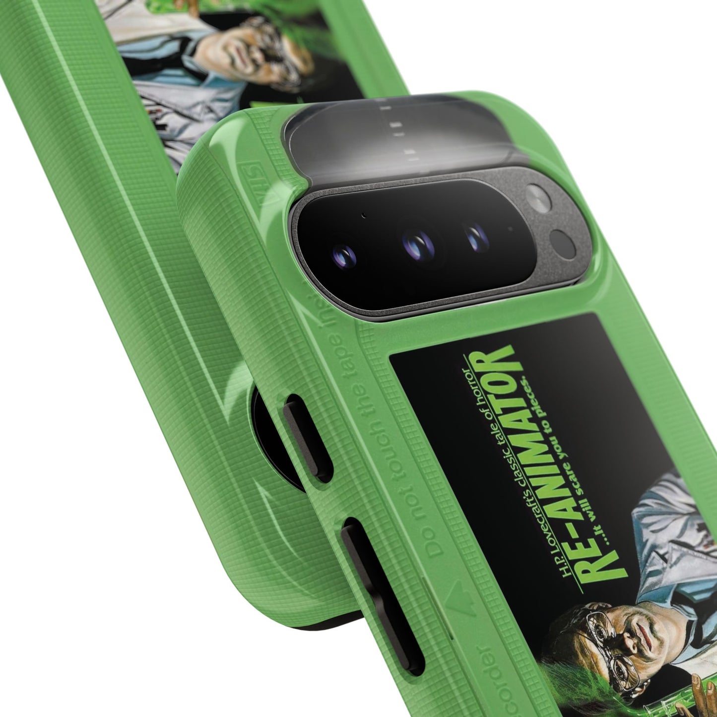 Reanimator Limited Edition Green Impact Resistant VHS Phone Case