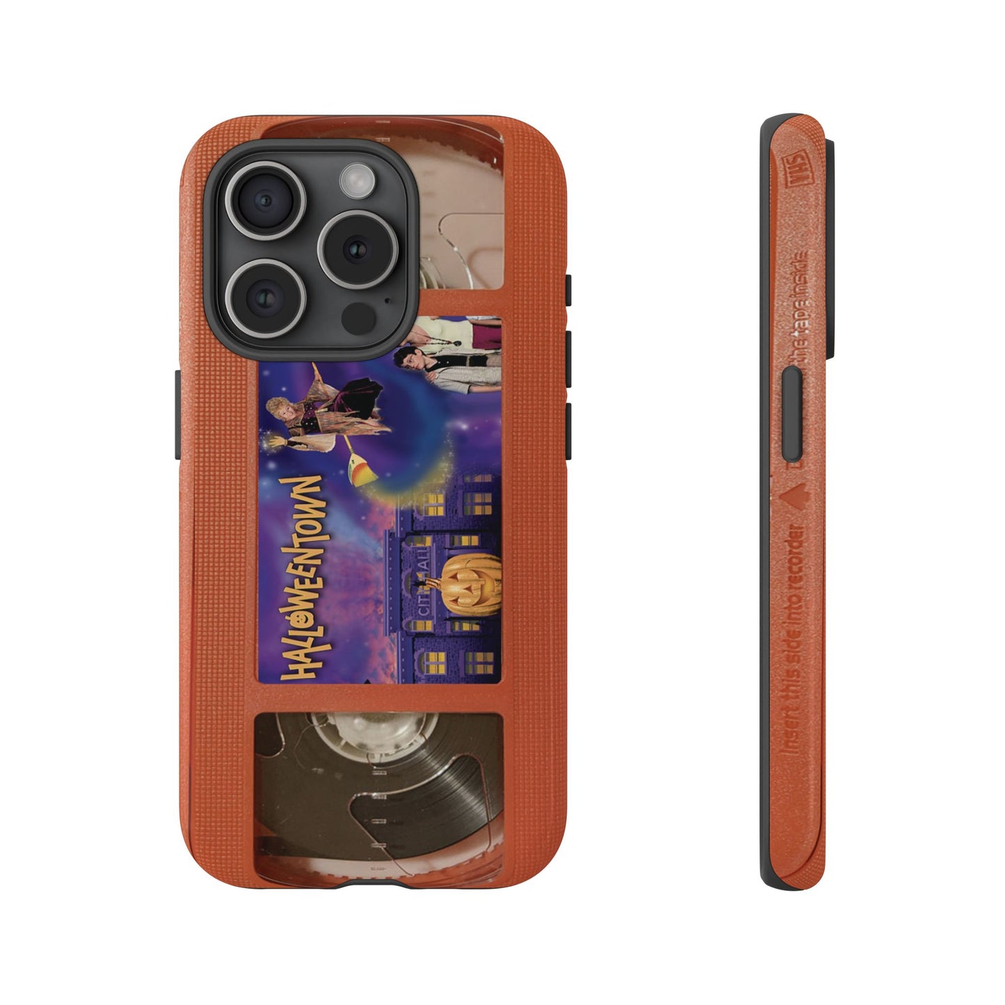 Halloween Town Orange Impact Resistant Phone Case