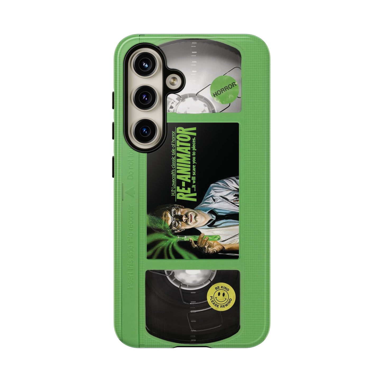 Reanimator Limited Edition Green Impact Resistant VHS Phone Case
