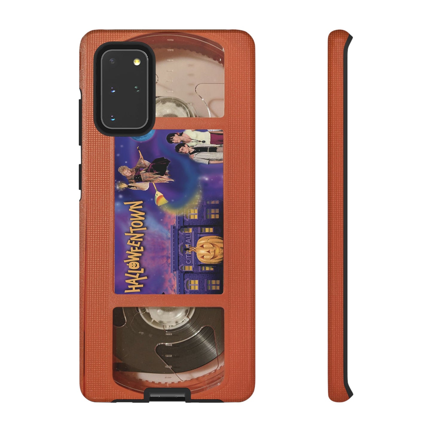 Halloween Town Orange Impact Resistant Phone Case