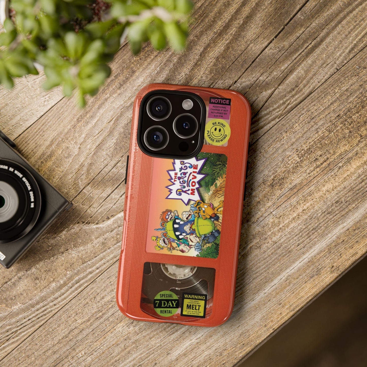 Rugrats Orange Edition VHS Phone Case