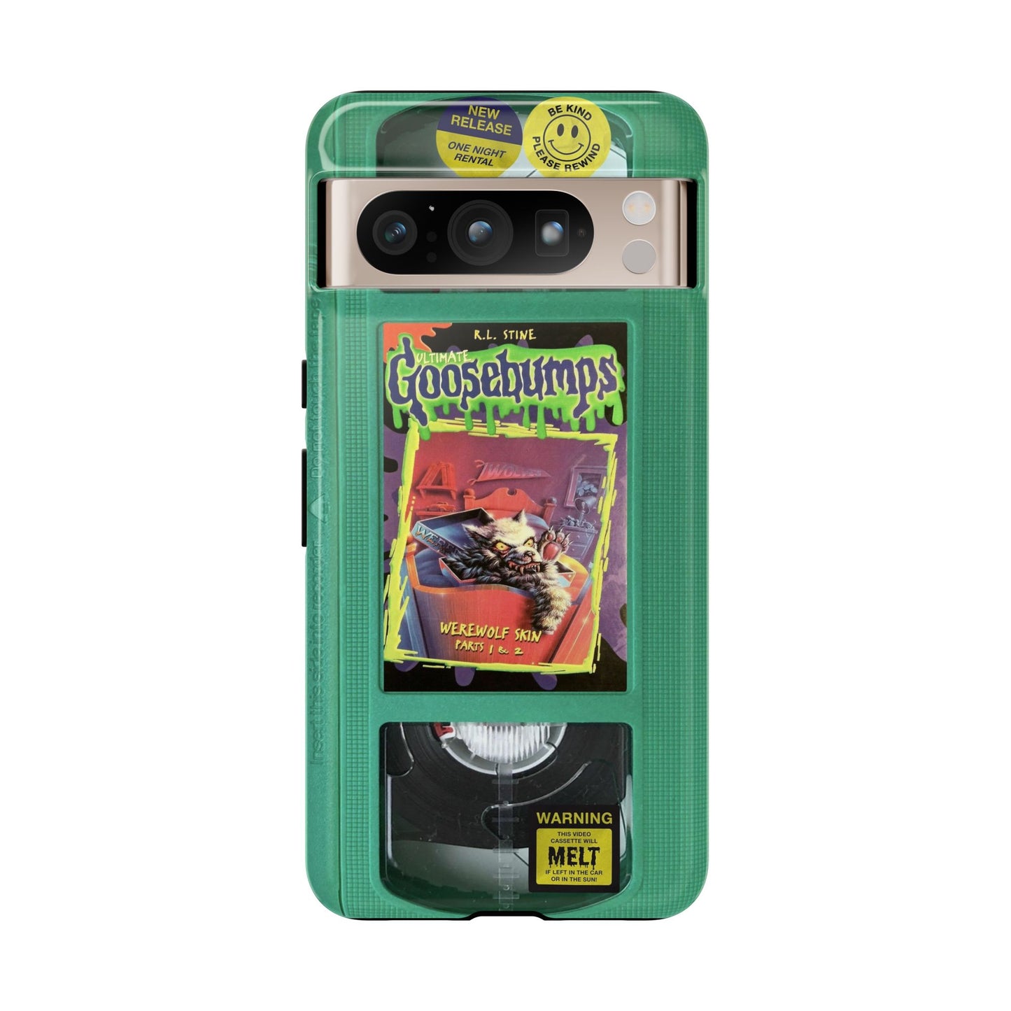 Goosebumps Green VHS Impact Resistant Case