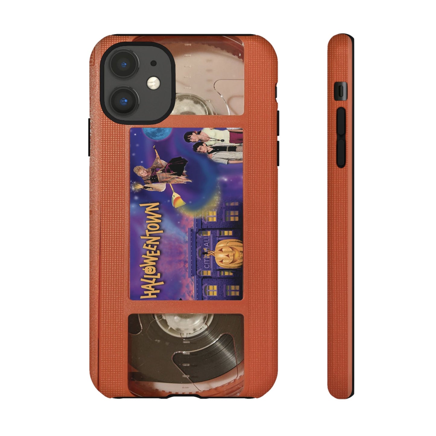 Halloween Town Orange Impact Resistant Phone Case
