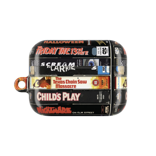 Vintage 80s Stack Horror Movie AirPod Case