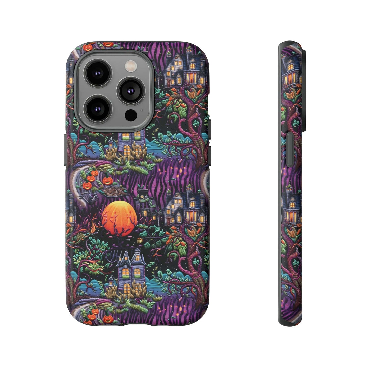 Spooky House Impact Resistant Phone Case