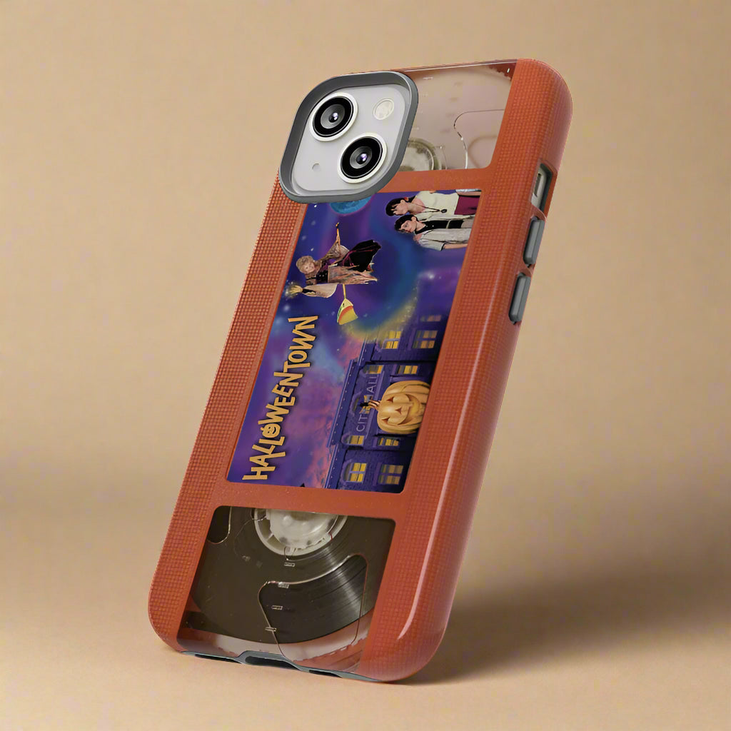 Halloween Town Orange Impact Resistant Phone Case