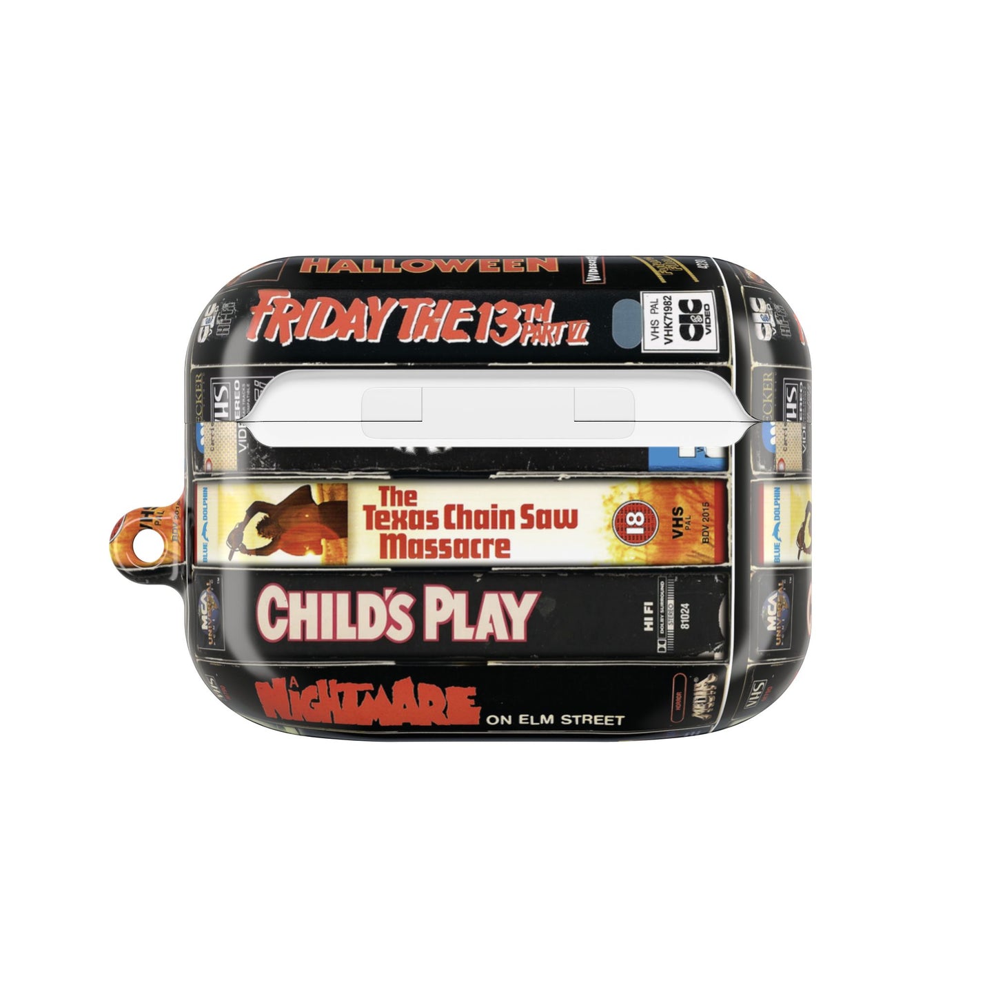 Vintage 80s Stack Horror Movie AirPod Case