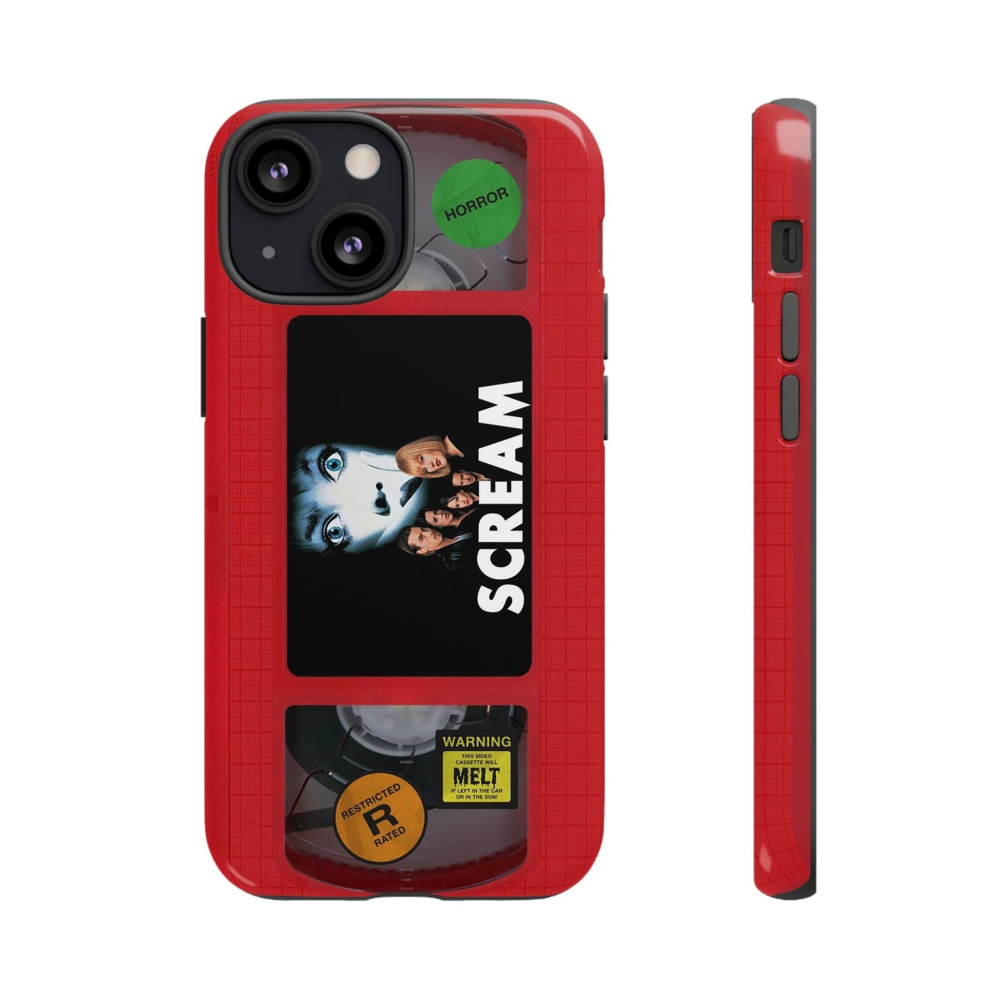 Scream Red Limited Edition Impact Resistant VHS Phone Case