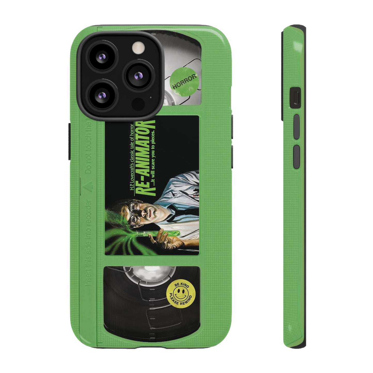 Reanimator Limited Edition Green Impact Resistant VHS Phone Case