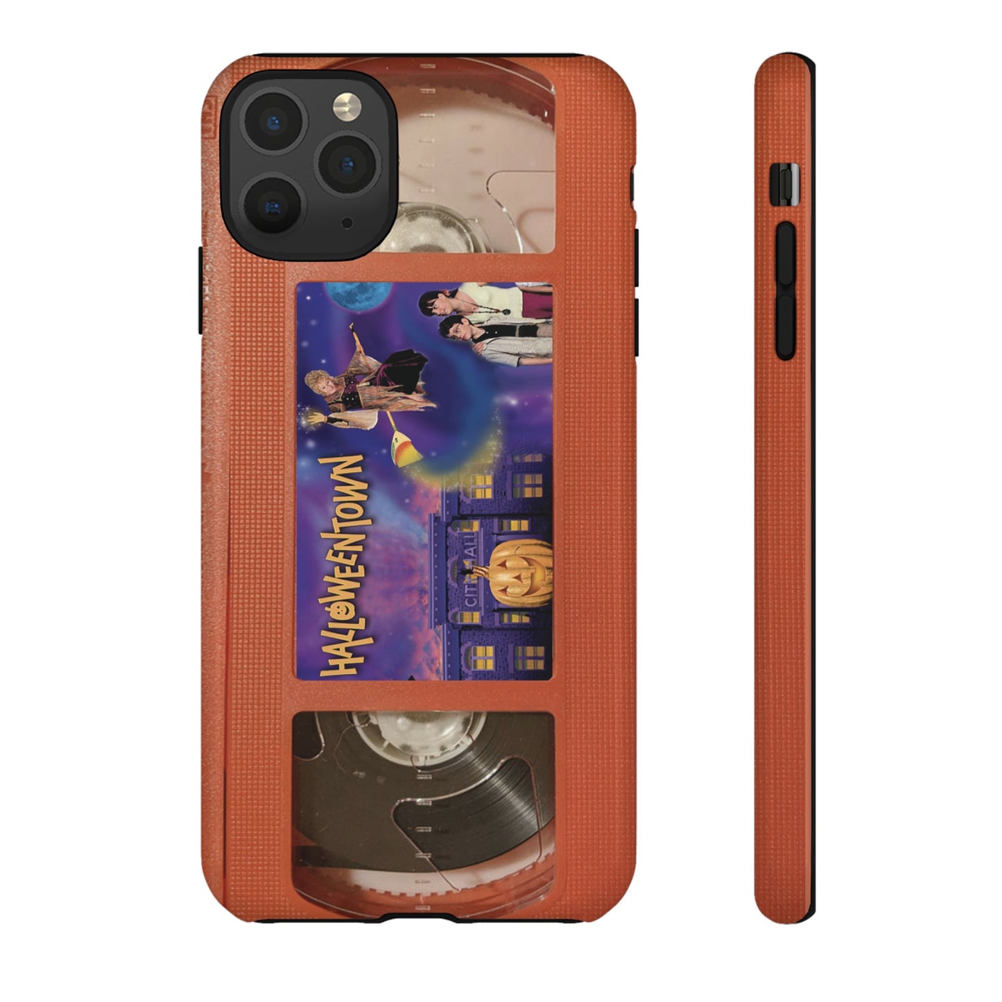 Halloween Town Orange Impact Resistant Phone Case