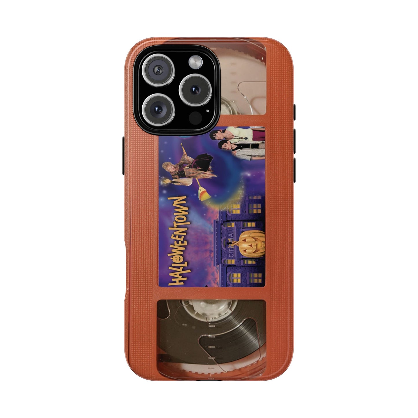 Halloween Town Orange Impact Resistant Phone Case