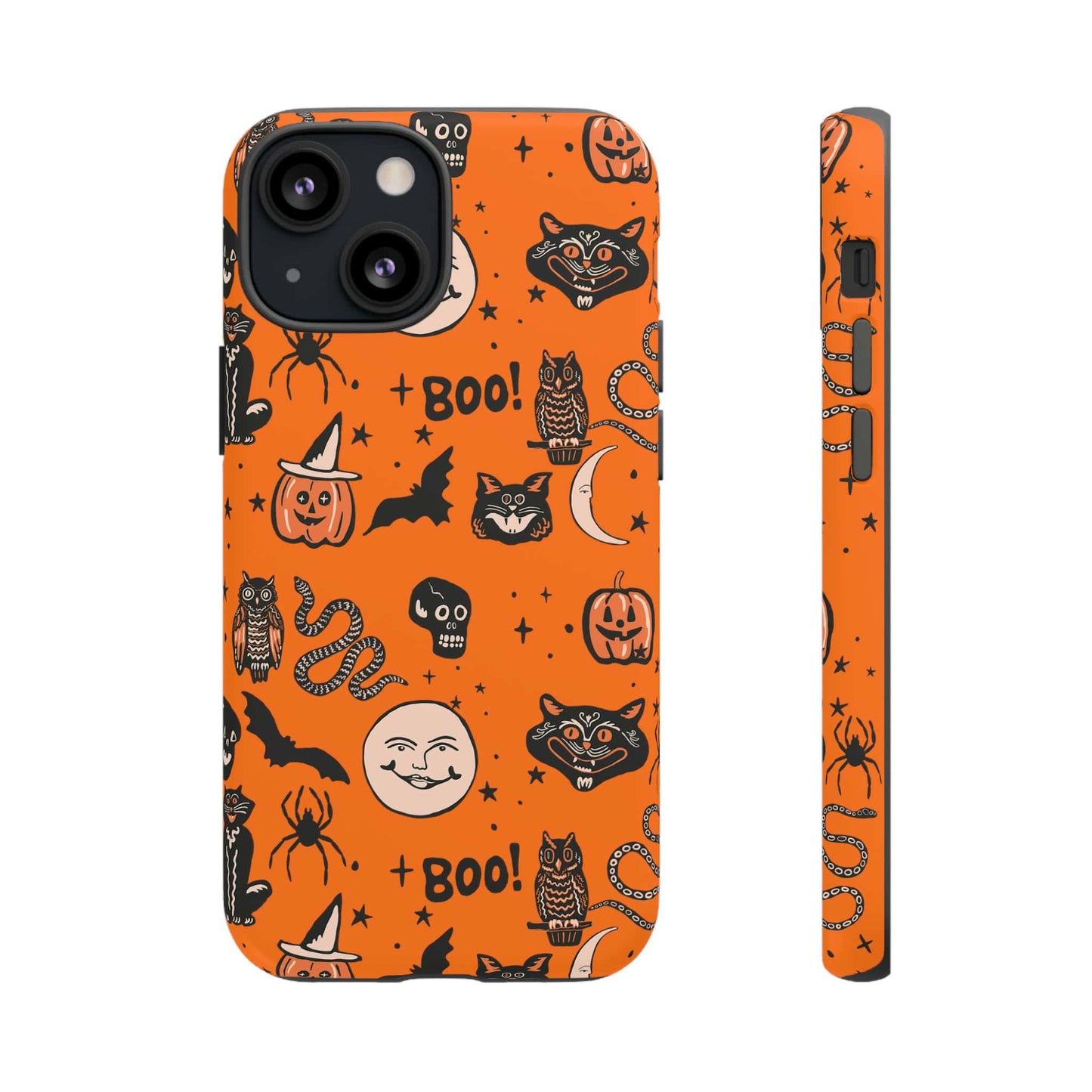 Vintage Halloween Impact Resistant Phone Case