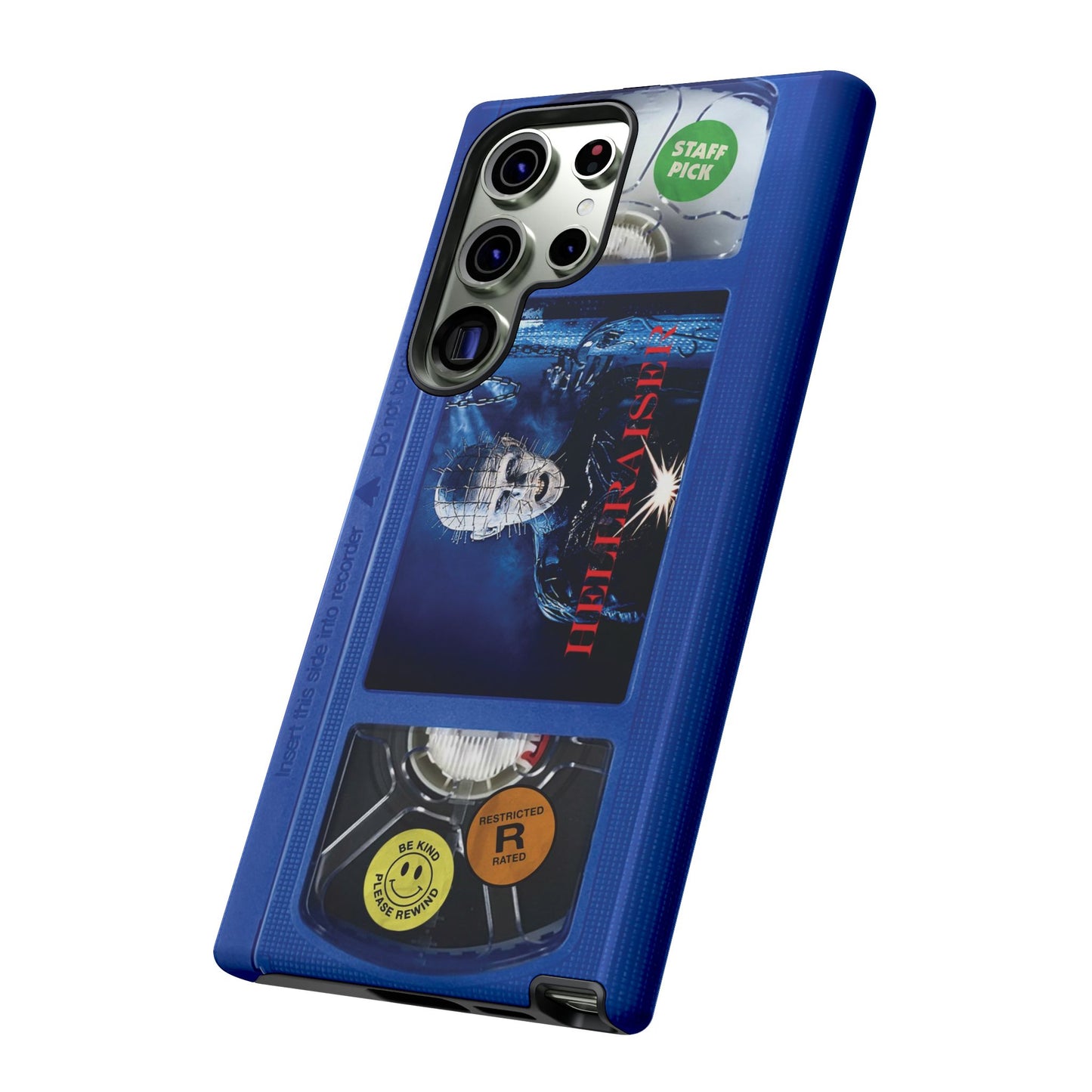 Hellraiser Blue Limited Edition Impact Resistant VHS Phone Case