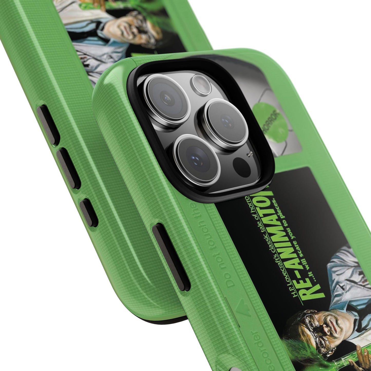 Reanimator Limited Edition Green Impact Resistant VHS Phone Case