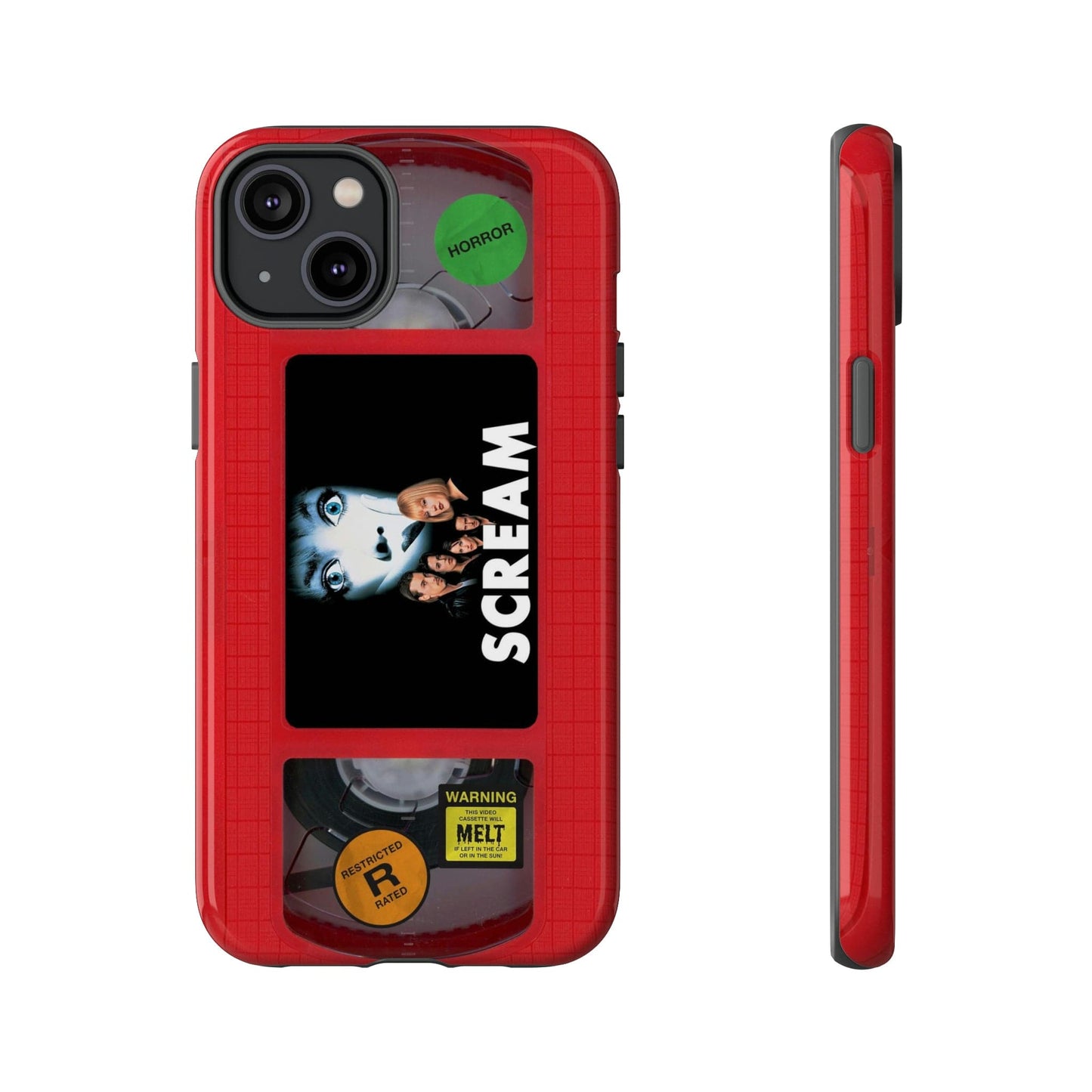 Scream Red Limited Edition Impact Resistant VHS Phone Case