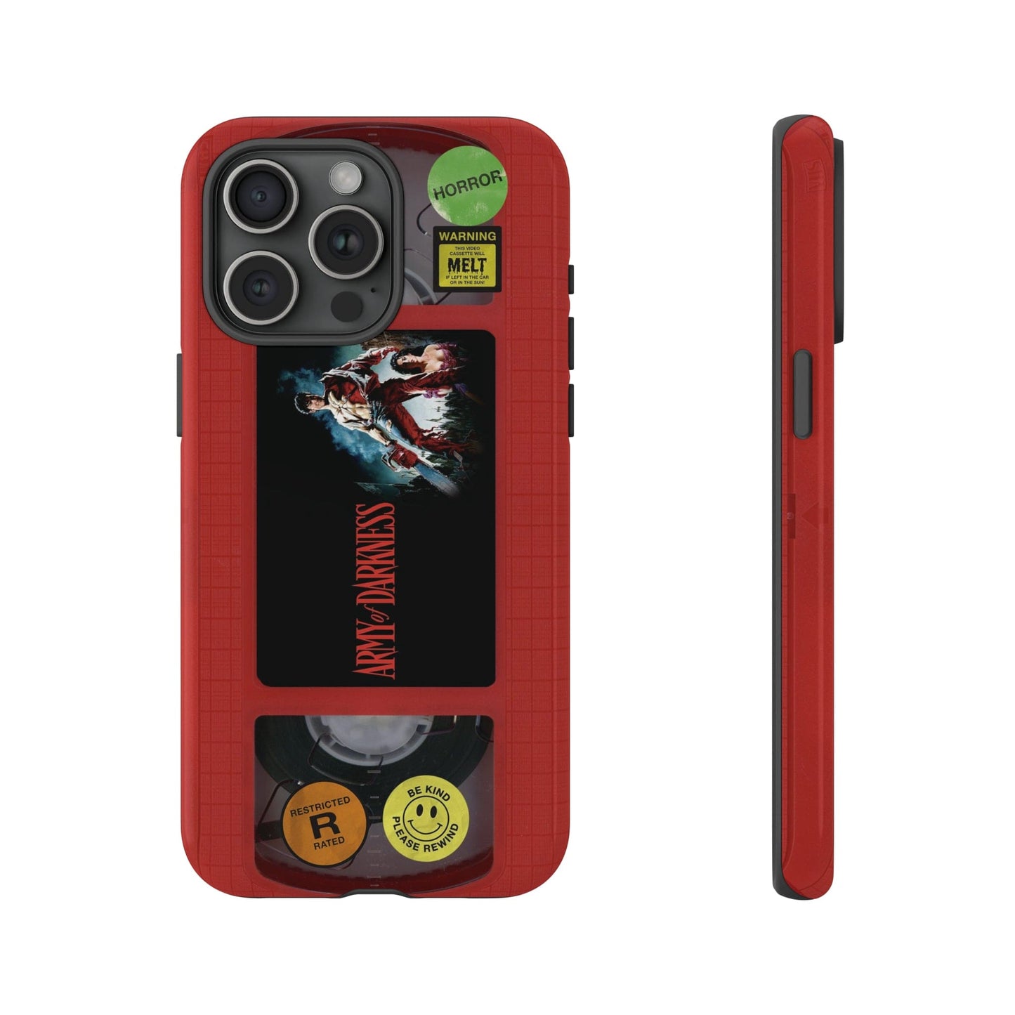 Army of Darkness Red Edition VHS Phone Case