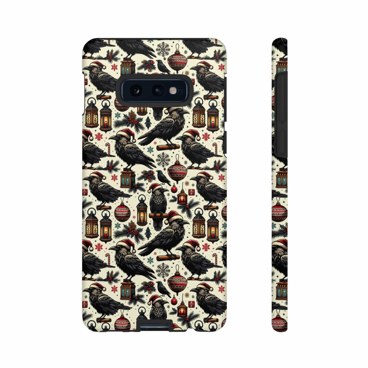 Christmas Crows Impact Resistant Phone Case