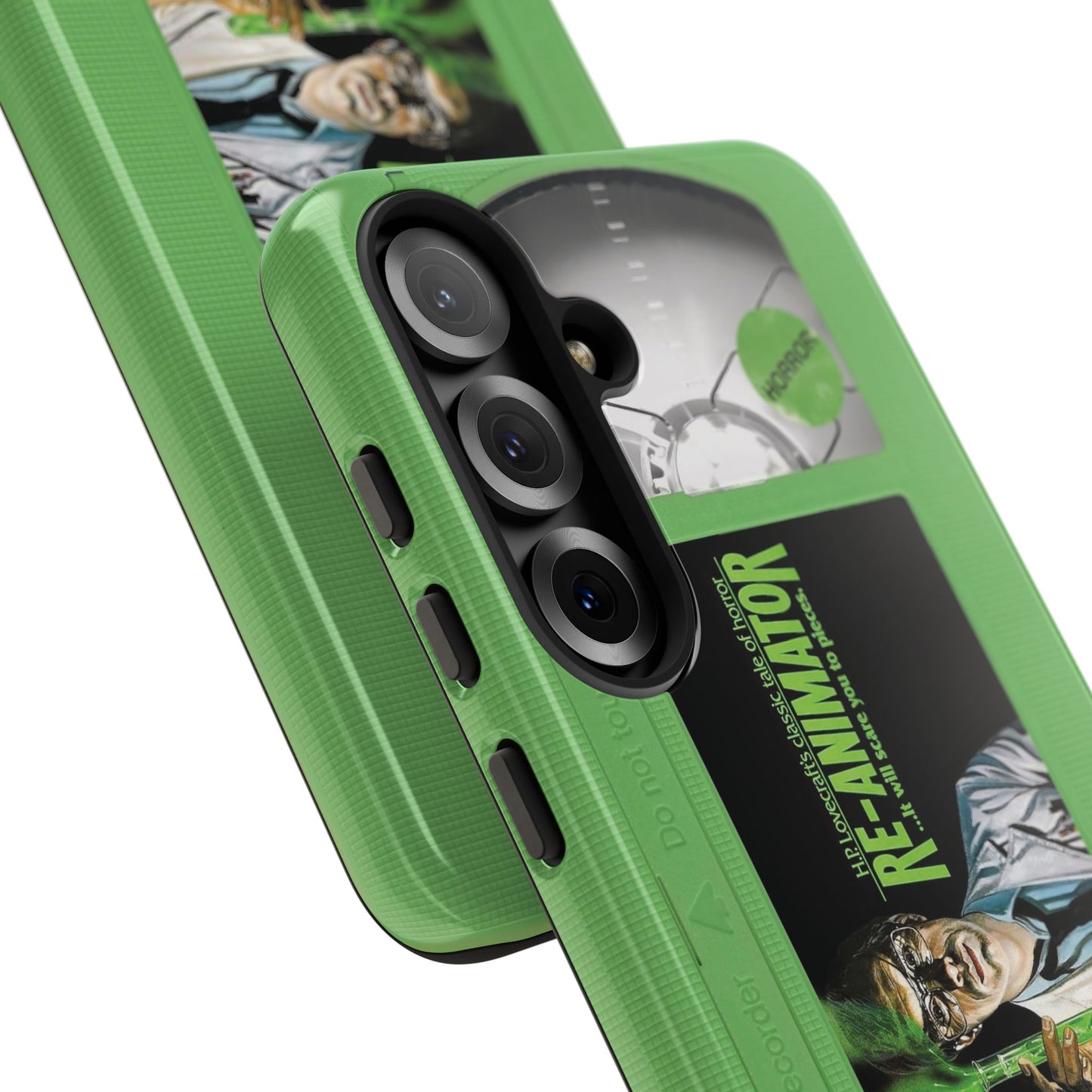 Reanimator Limited Edition Green Impact Resistant VHS Phone Case