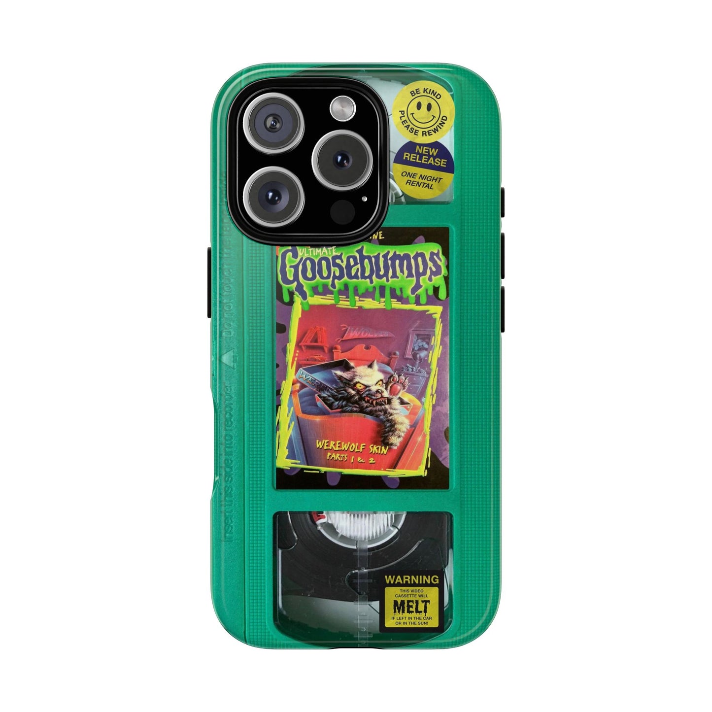 Goosebumps Green VHS Impact Resistant Case