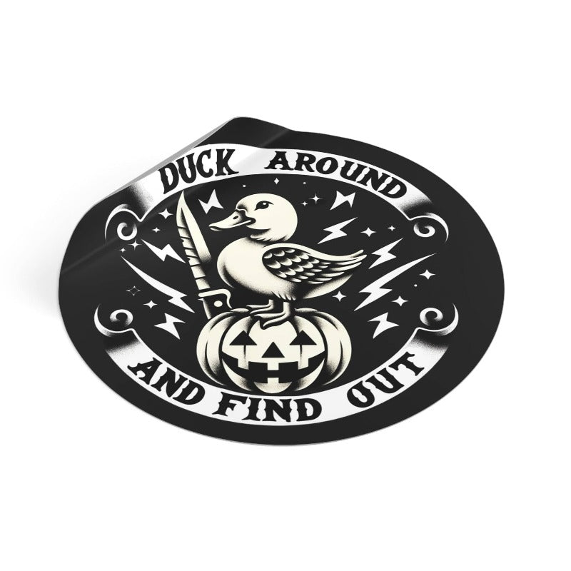 Duck Around Vinyl Sticker