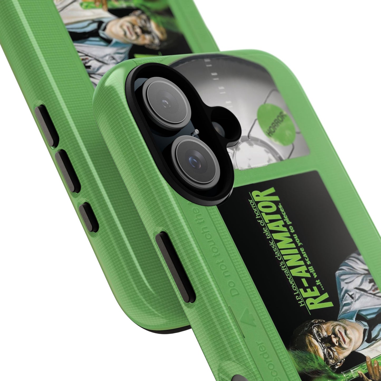 Reanimator Limited Edition Green Impact Resistant VHS Phone Case