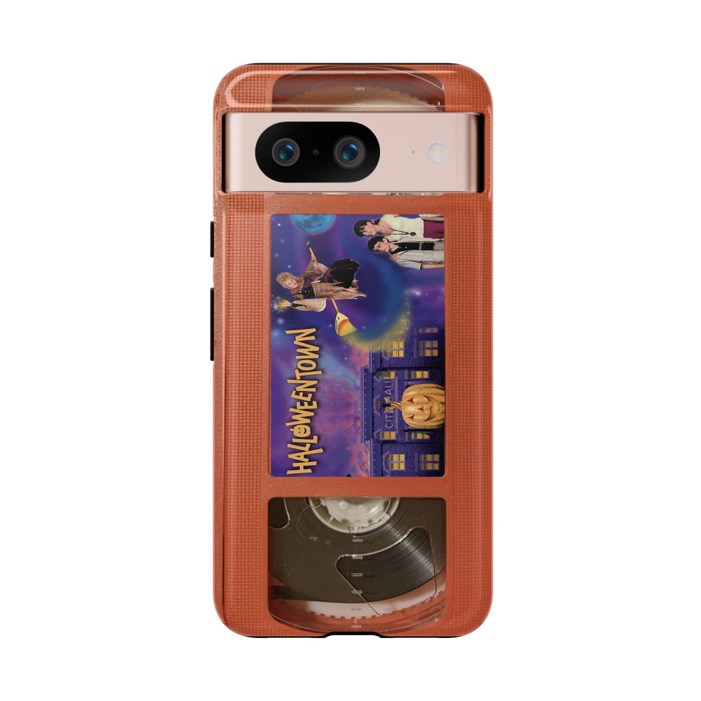 Halloween Town Orange Impact Resistant Phone Case