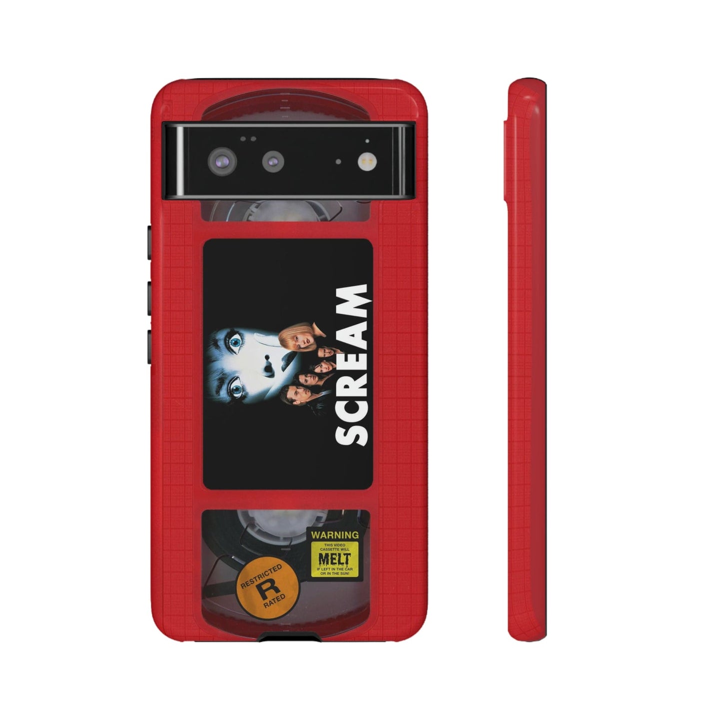 Scream Red Limited Edition Impact Resistant VHS Phone Case