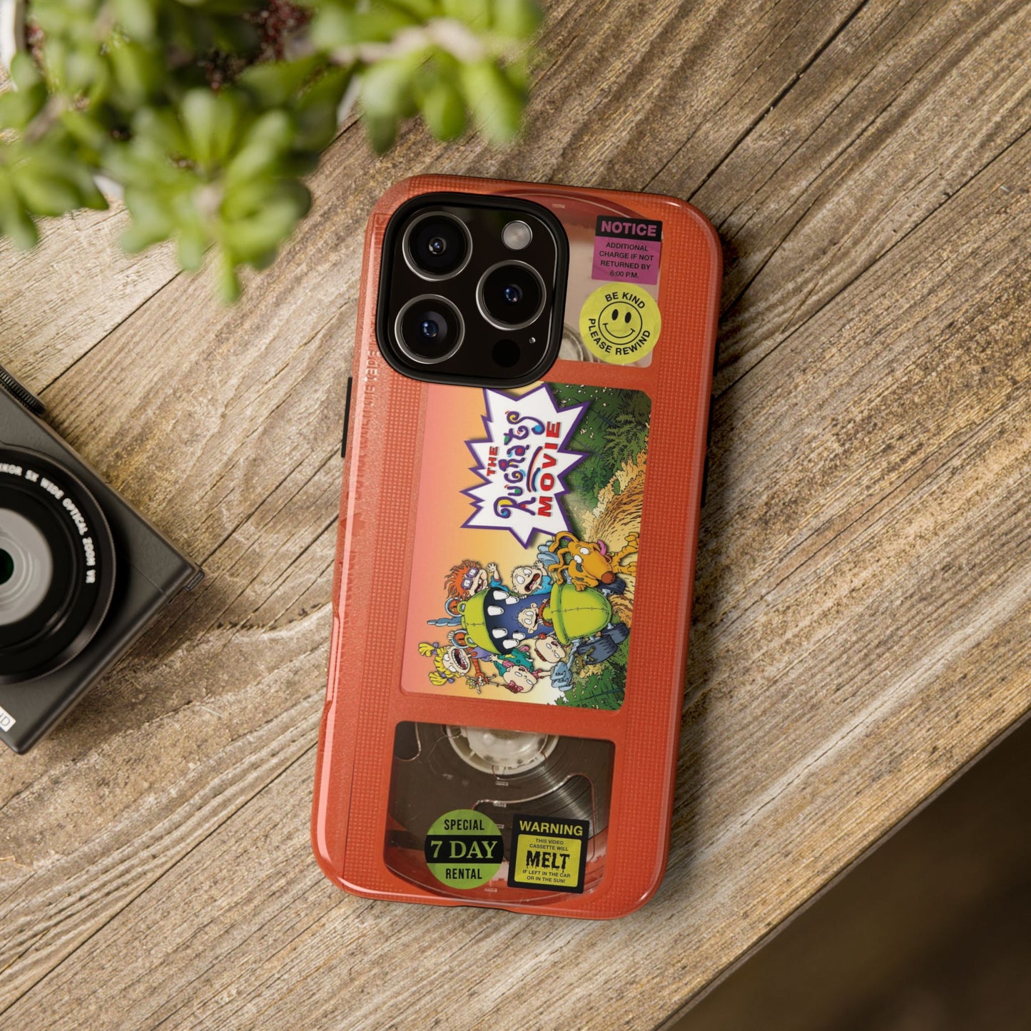 Rugrats Orange Edition VHS Phone Case