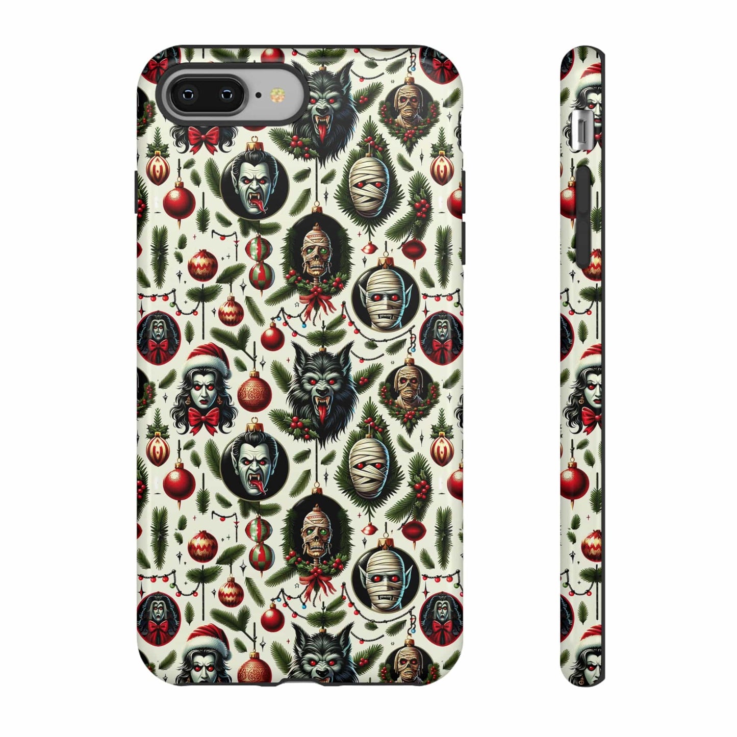 Horror Ornaments Impact Resistant Phone Case