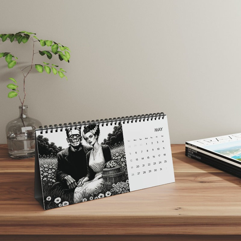 Frank and Bride Desktop 2024 Calendar