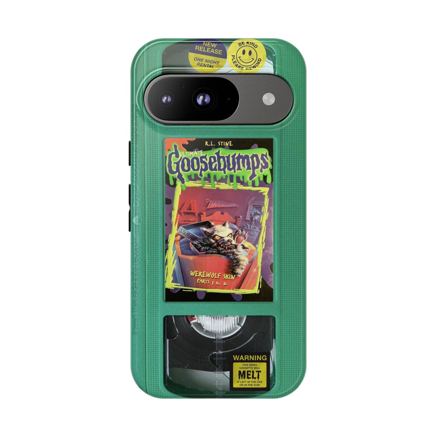 Goosebumps Green VHS Impact Resistant Case
