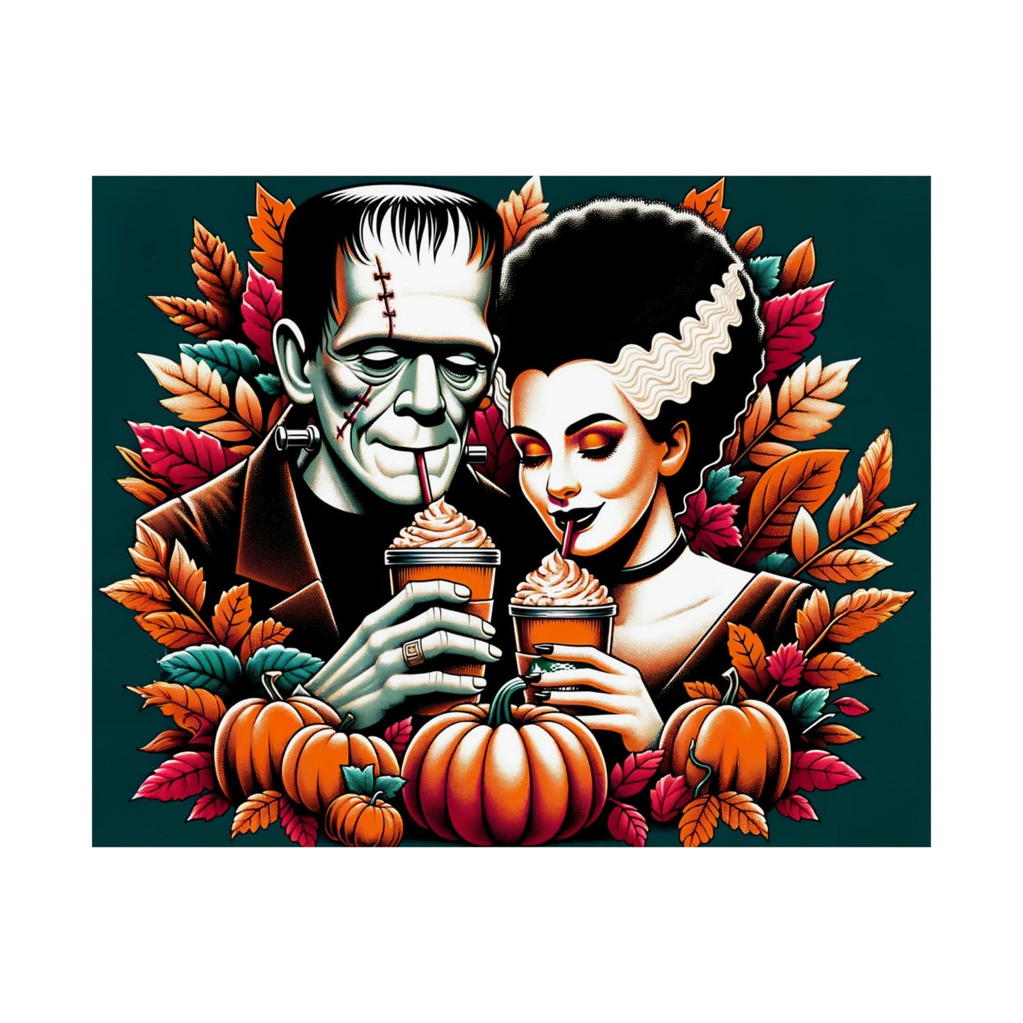 The Monster & The Bride Fall in Love Poster Print