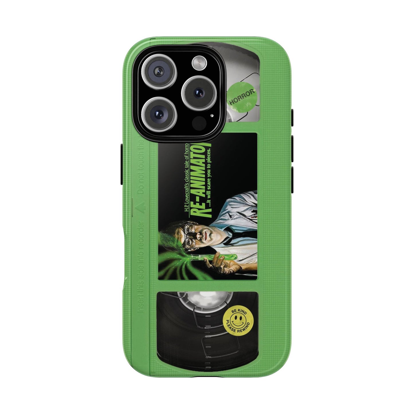 Reanimator Limited Edition Green Impact Resistant VHS Phone Case