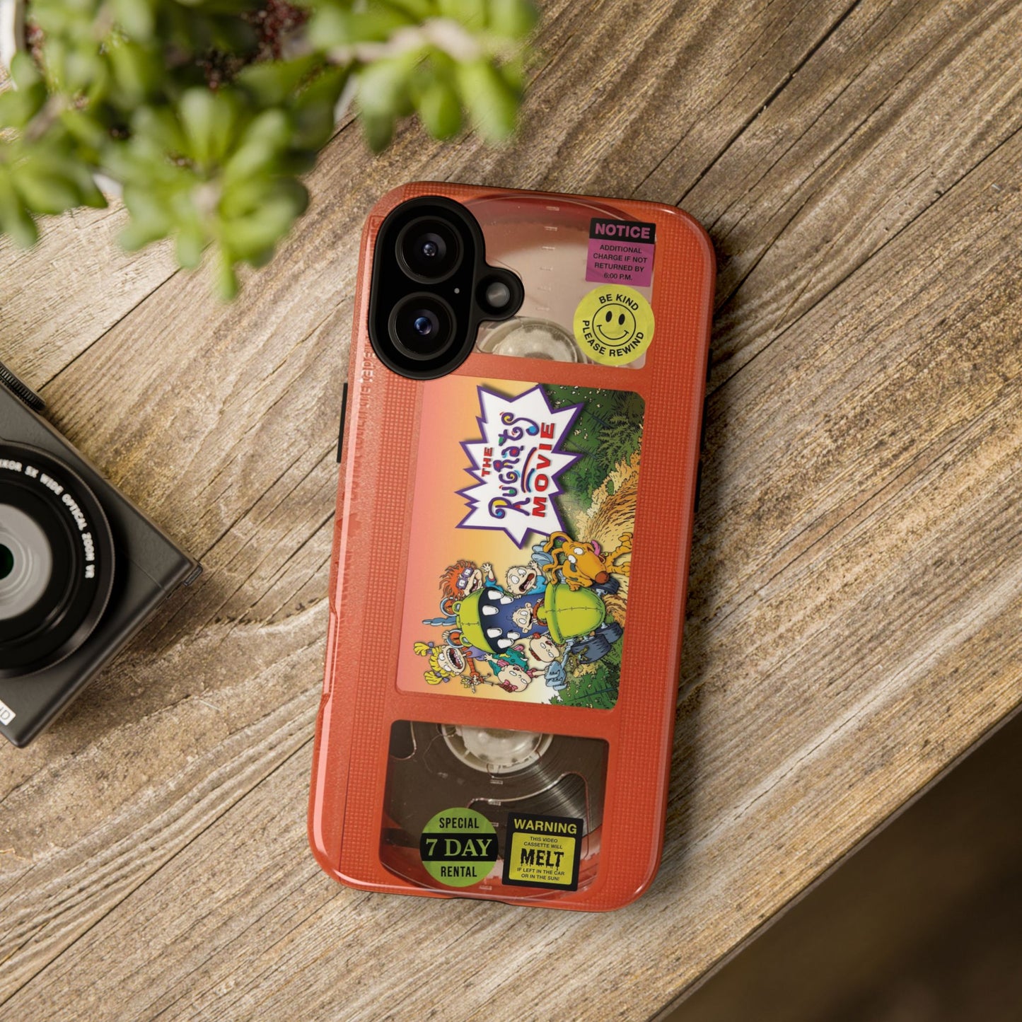Rugrats Orange Edition VHS Phone Case