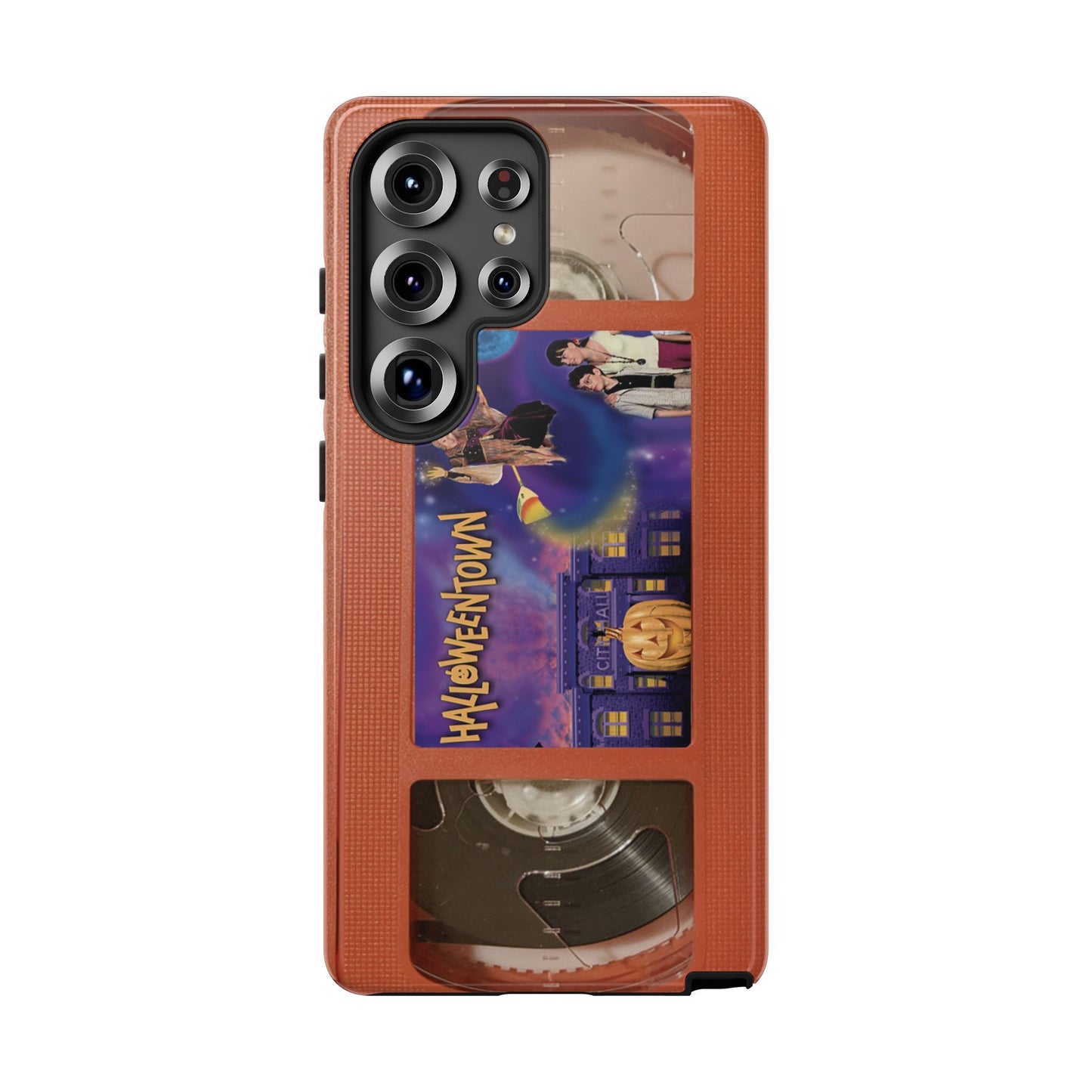 Halloween Town Orange Impact Resistant Phone Case