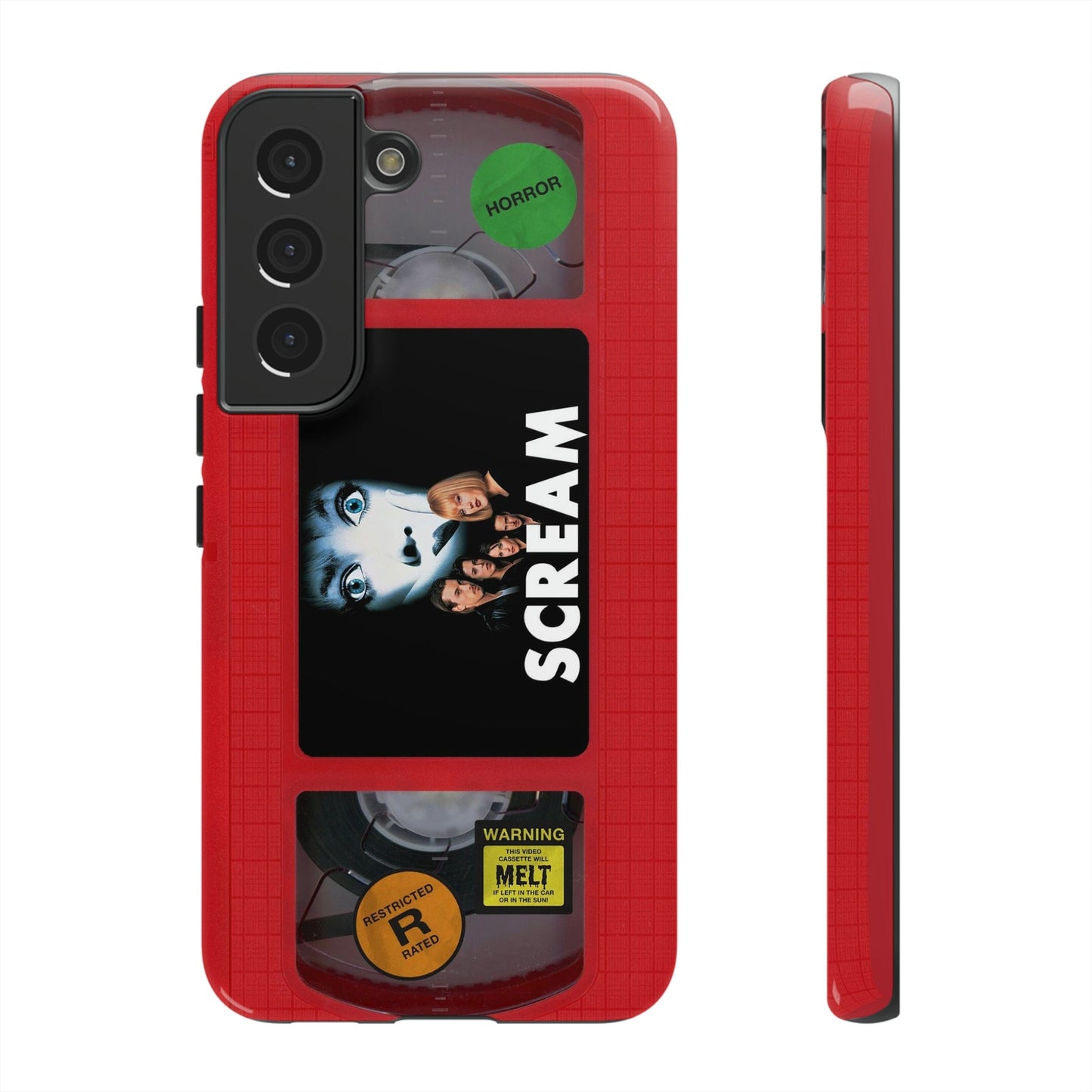 Scream Red Limited Edition Impact Resistant VHS Phone Case