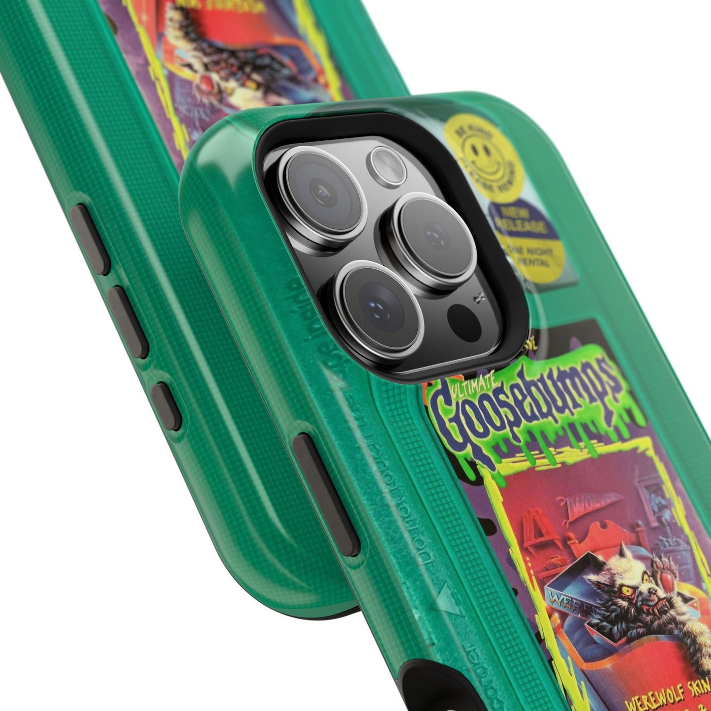 Green Goosebumps MagSafe VHS Phone Case