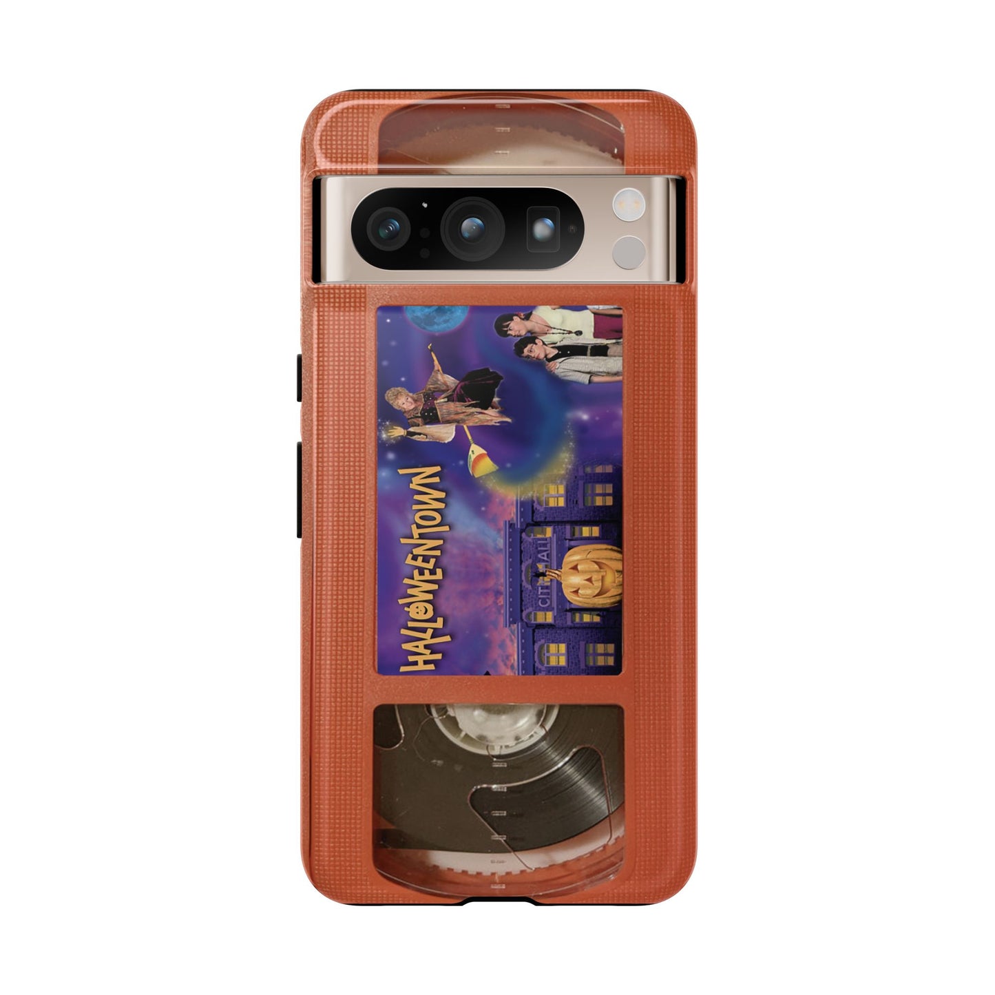 Halloween Town Orange Impact Resistant Phone Case