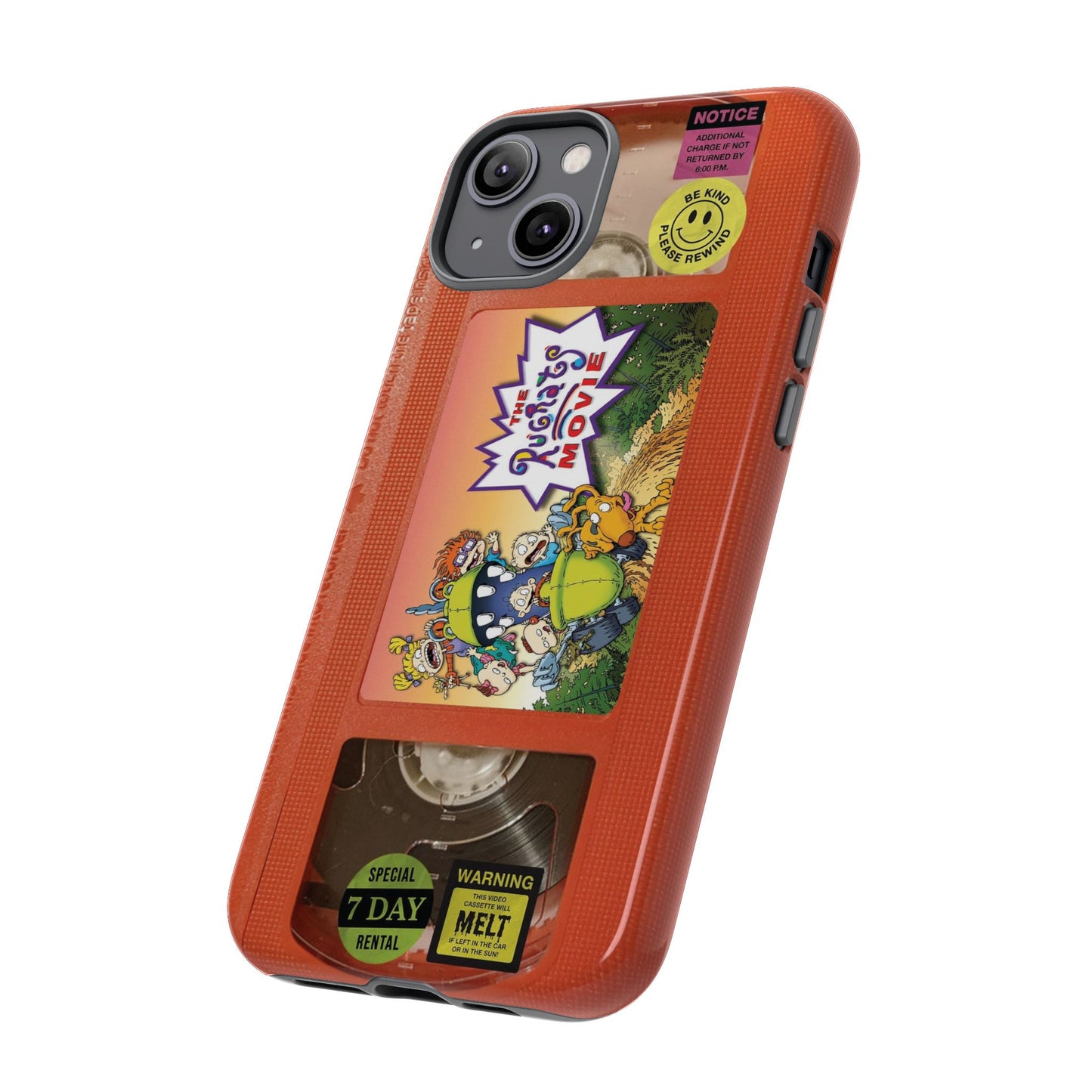Rugrats Orange Edition VHS Phone Case