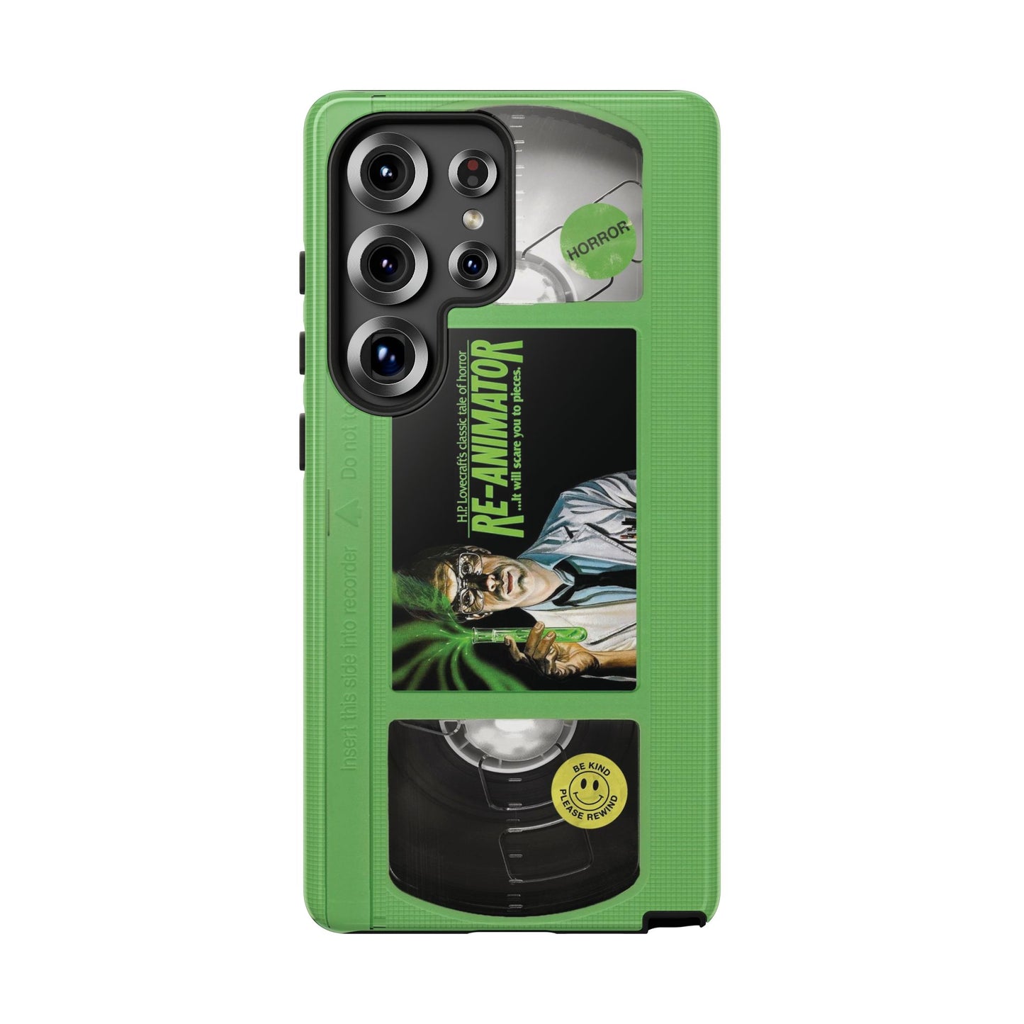 Reanimator Limited Edition Green Impact Resistant VHS Phone Case