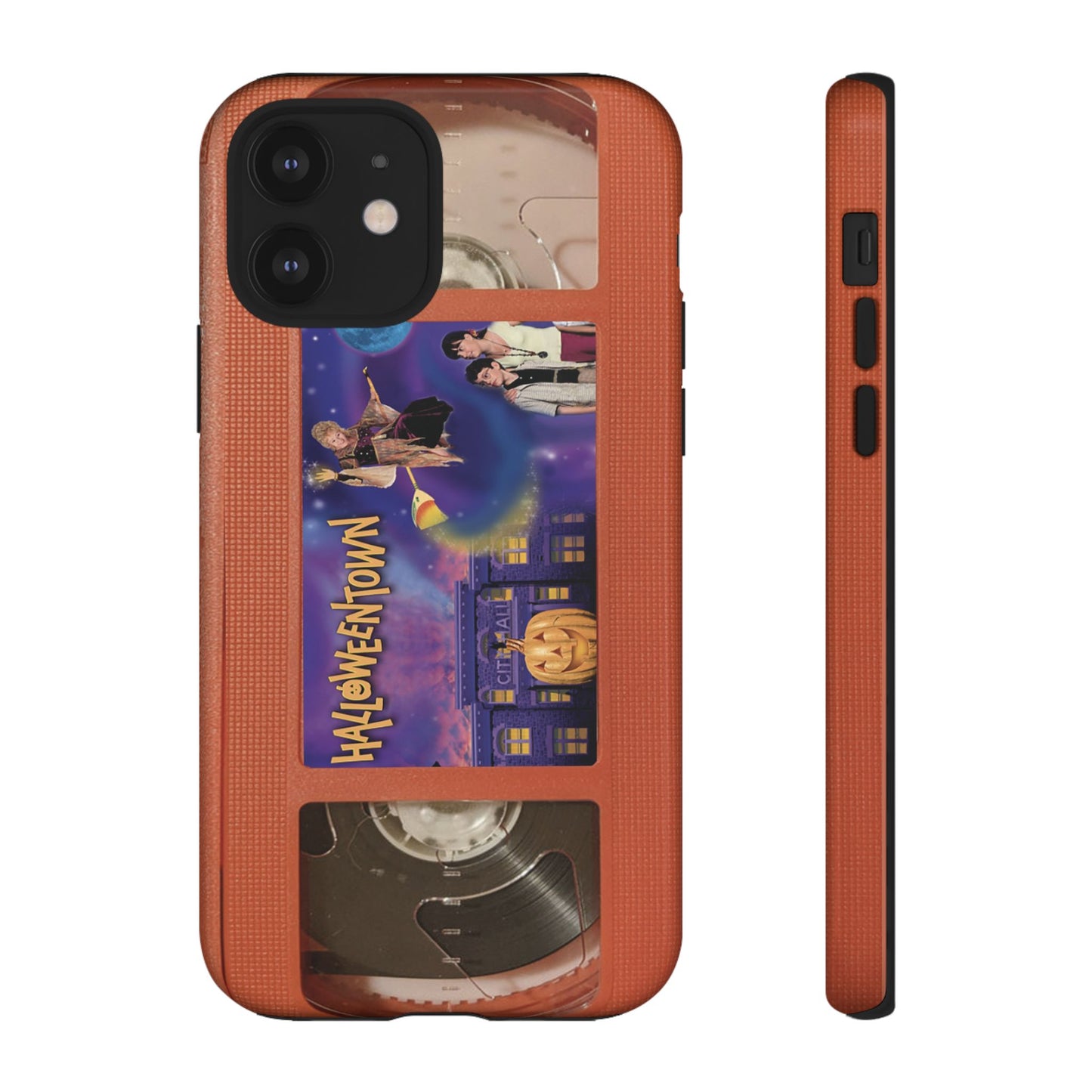 Halloween Town Orange Impact Resistant Phone Case