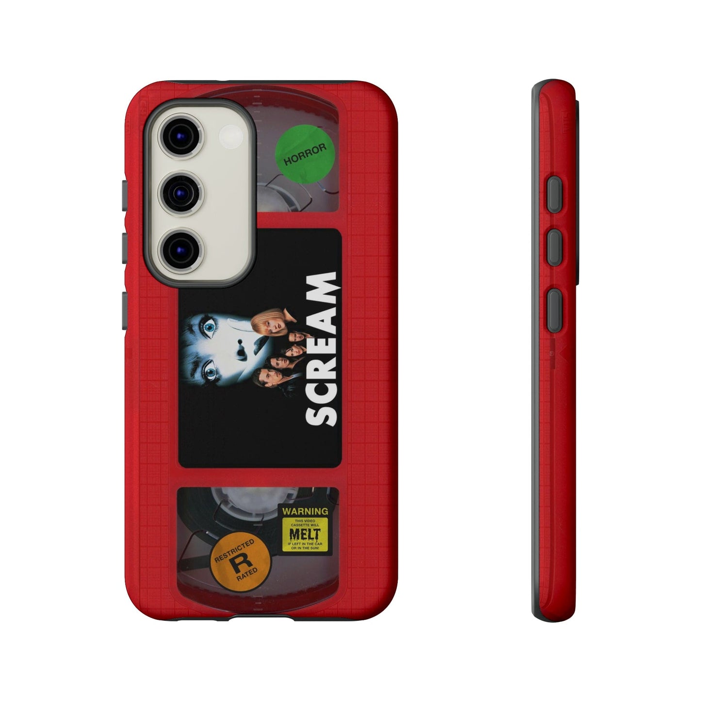Scream Red Limited Edition Impact Resistant VHS Phone Case