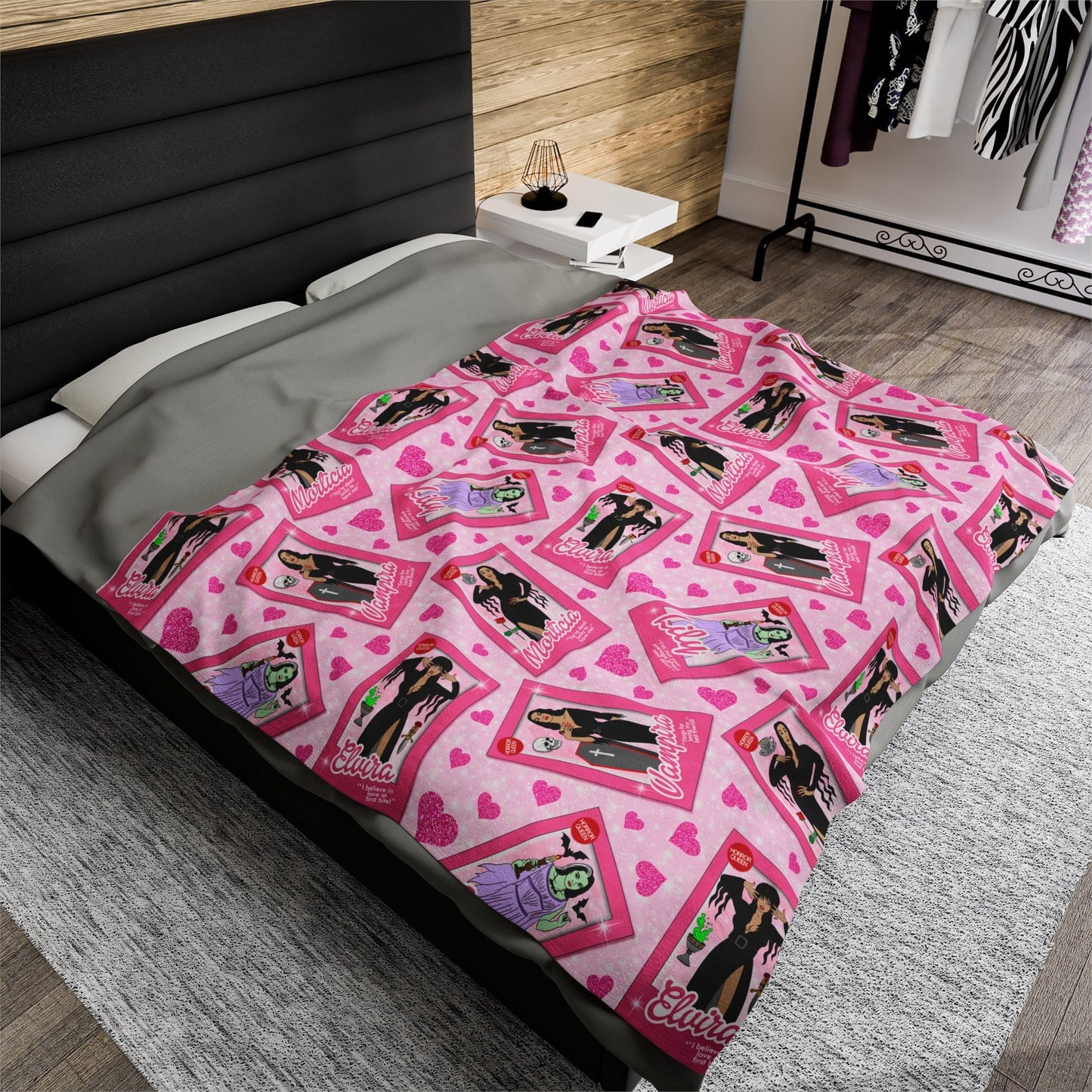 Horror Queens Velveteen Plush Blanket