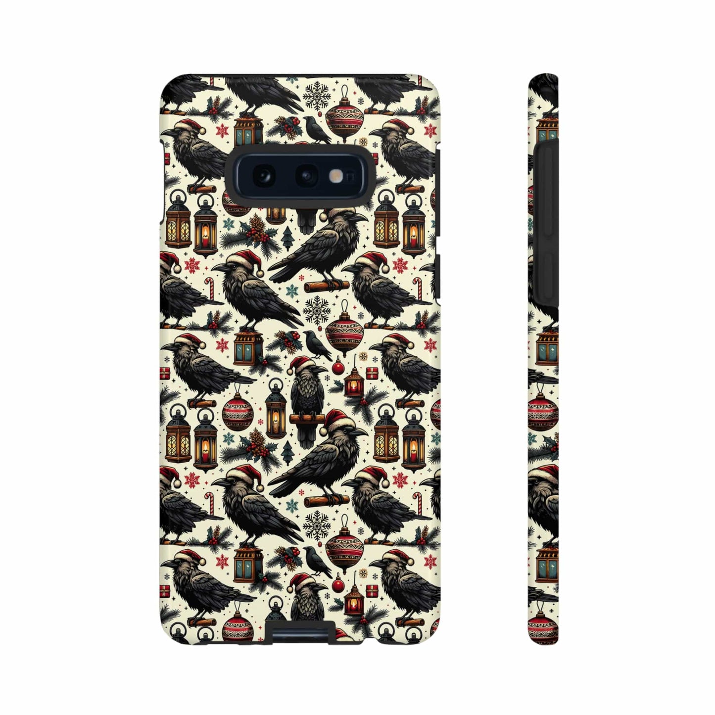 Christmas Crows Impact Resistant Phone Case