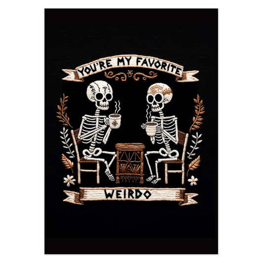 You're My Favorite Weirdo Card