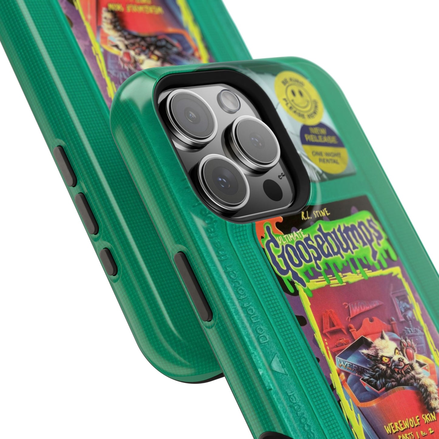 Green Goosebumps MagSafe VHS Phone Case