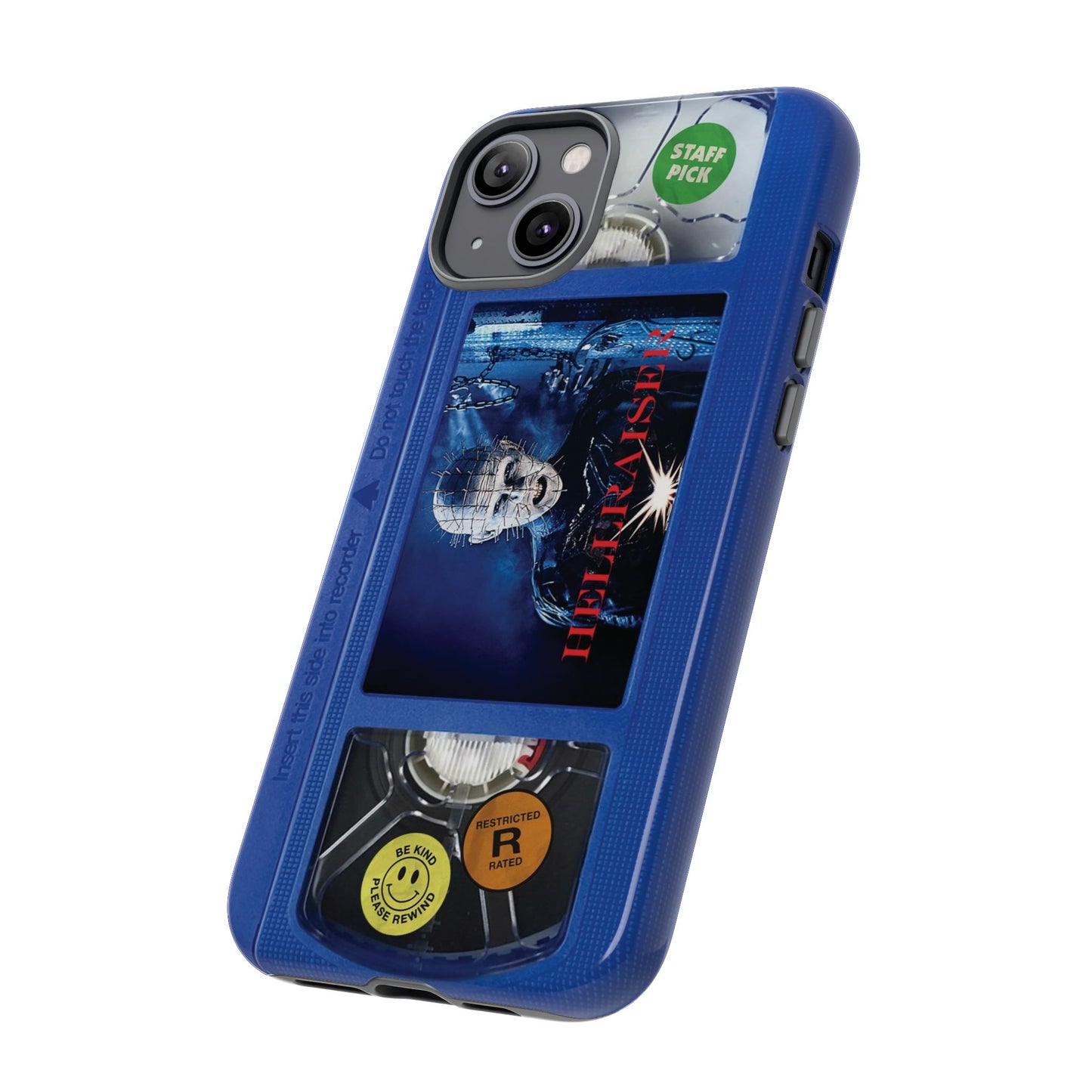 Hellraiser Blue Limited Edition Impact Resistant VHS Phone Case